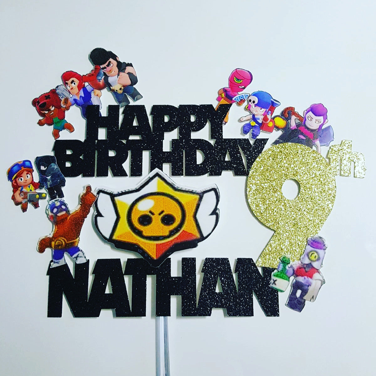 brawl-stars-cake-topper-with-name-and-age-designsbyanita for Brawl Stars Cake Topper Printable Free Brawl Stars Cake Topper with name and age – Designsbyanita for Brawl Stars Cake Topper Printable Free