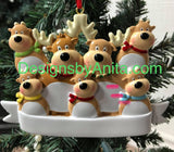 REINDEER FAMILY ornaments